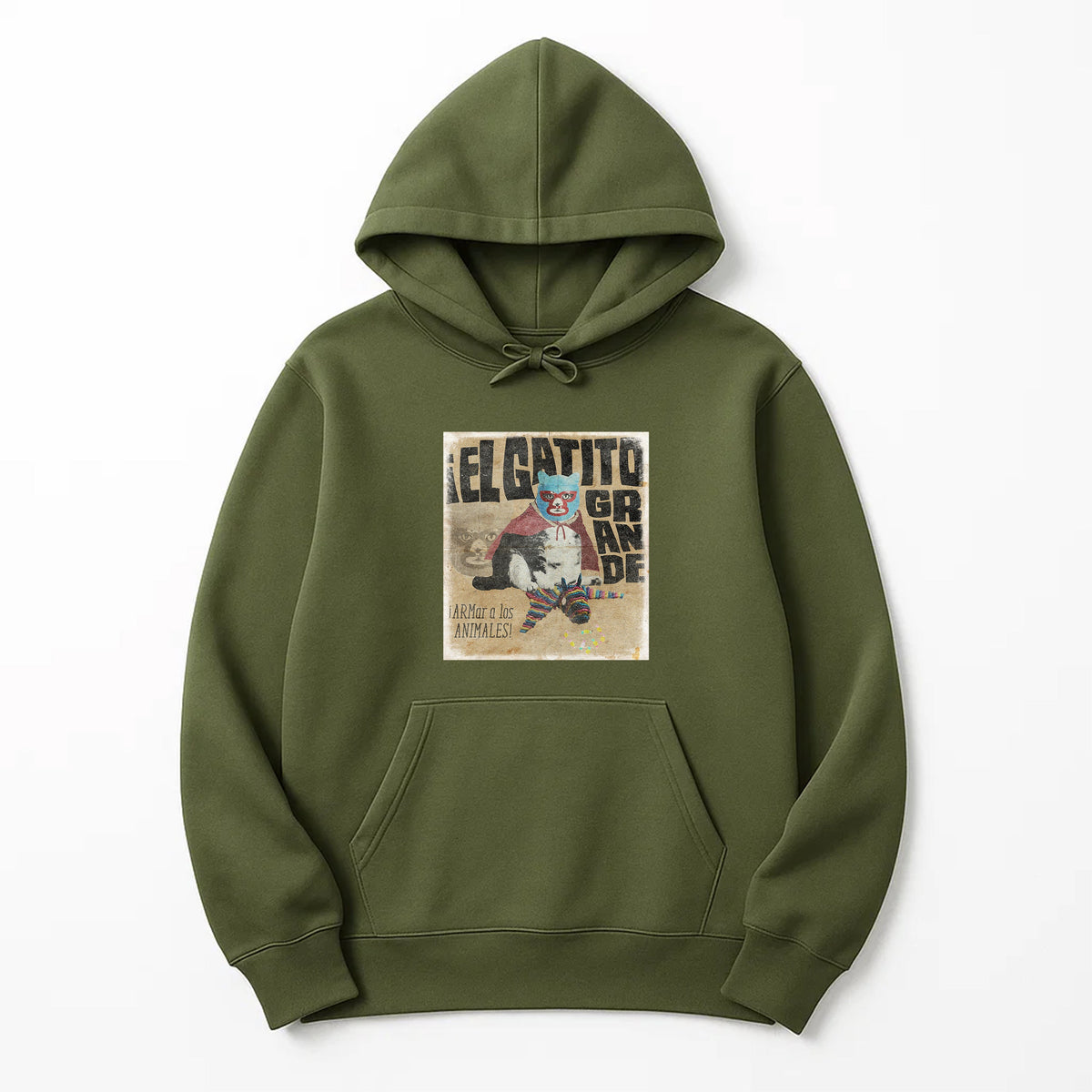 Unisex | El Gatito Grande | Pullover Hoodie