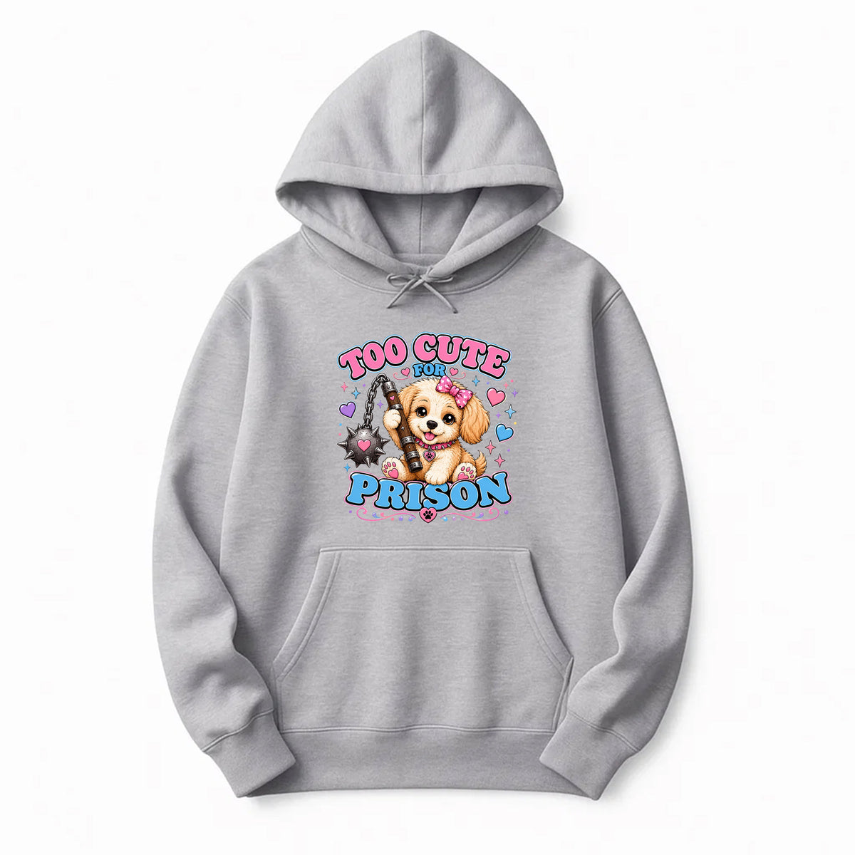 Unisex | Too Cute For Prison | Pullover Hoodie