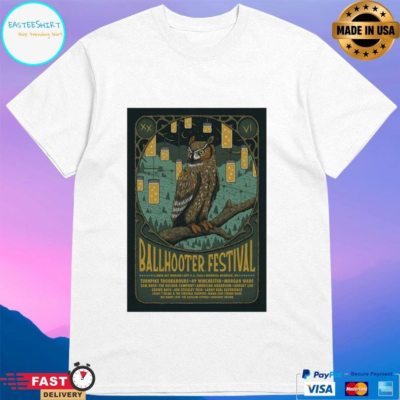 Ballhooter Festival Sept 46 2026 Snowshoe Mountain Wv Shirt