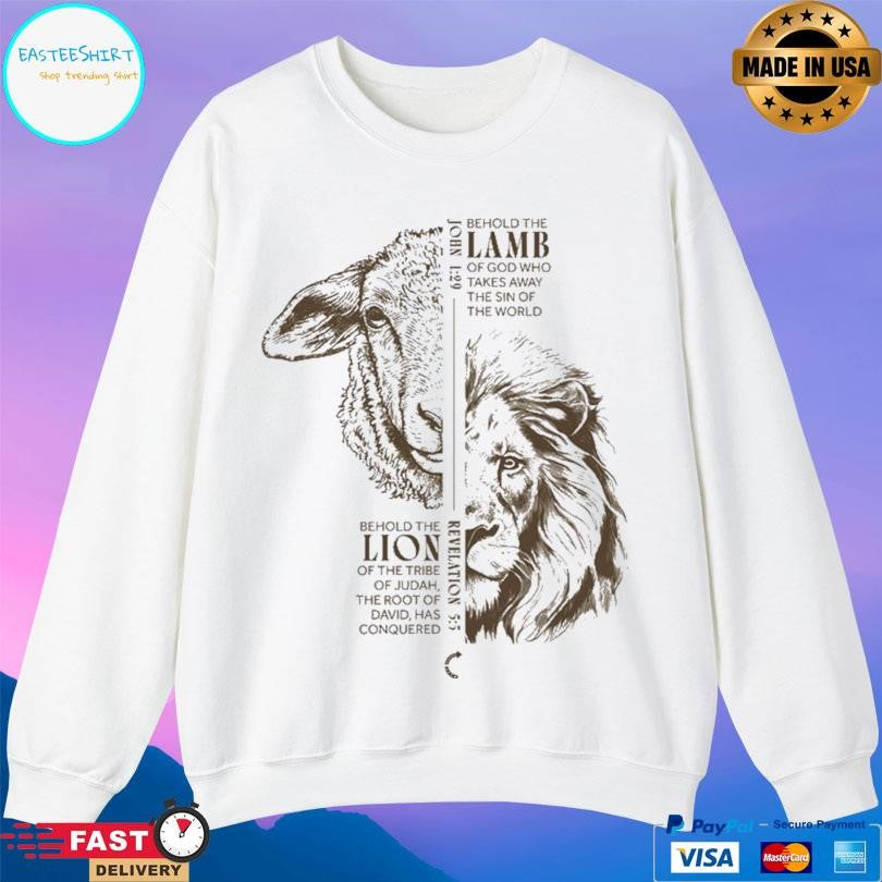Behold The Lamb Behold The Lion Shirt