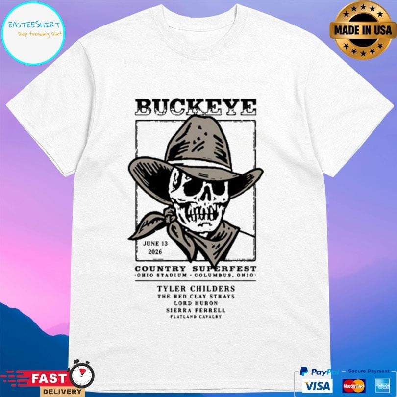 Buckeye Country Superfest Event Ohio Stadium 2026 Shirt