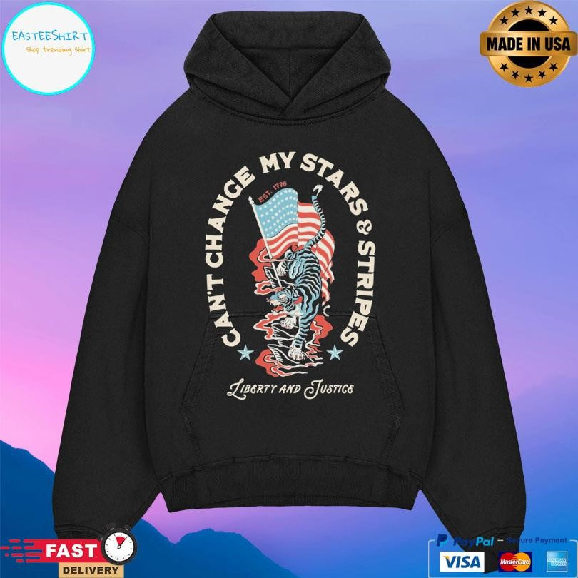 Can’t Change My Stars And Stripes Liberty And Justice Shirt