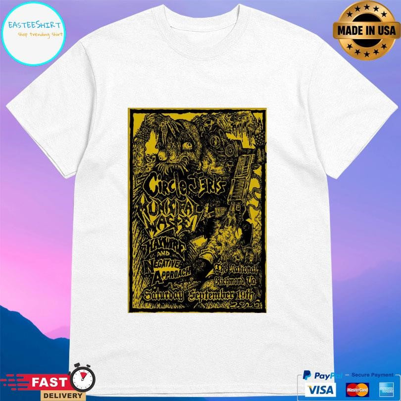 Circle Jerks Richmond Va 9 19 2026 Shirt