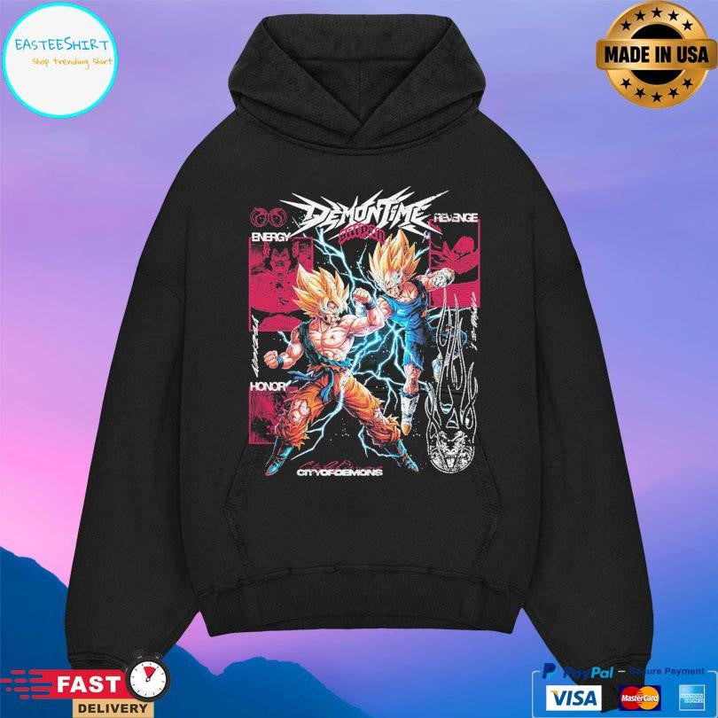 City Of Demons Goku Vs Vegeta Energy Revenge Shirt
