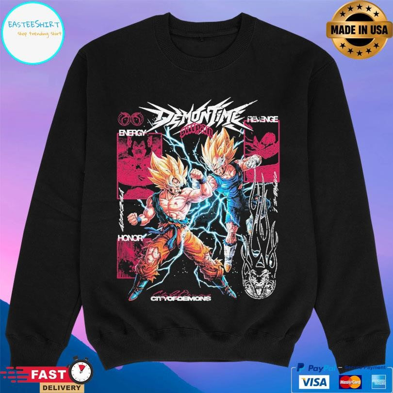 City Of Demons Goku Vs Vegeta Energy Revenge Shirt