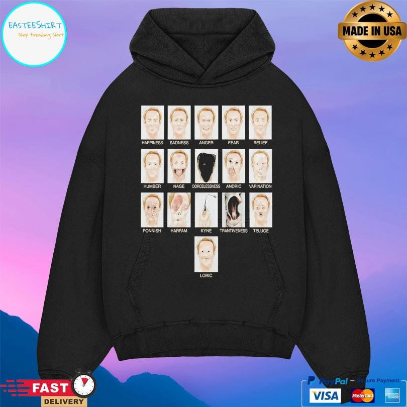 Creepy Emotion Faces Horror Shirt