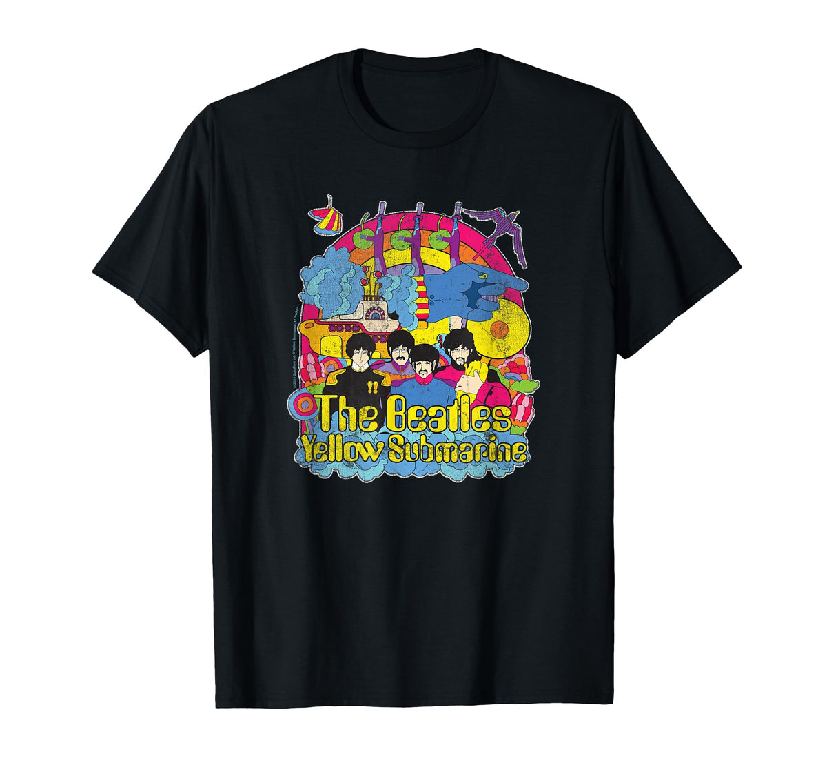 Beatles Vintage Yellow Submarine Unisex T-shirt, Sweatshirt, Hoodie (1)