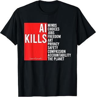 Ai Kills Planet Jobs Anti Artificial Intelligence Unisex T-shirt, Sweatshirt, Hoodie (1)