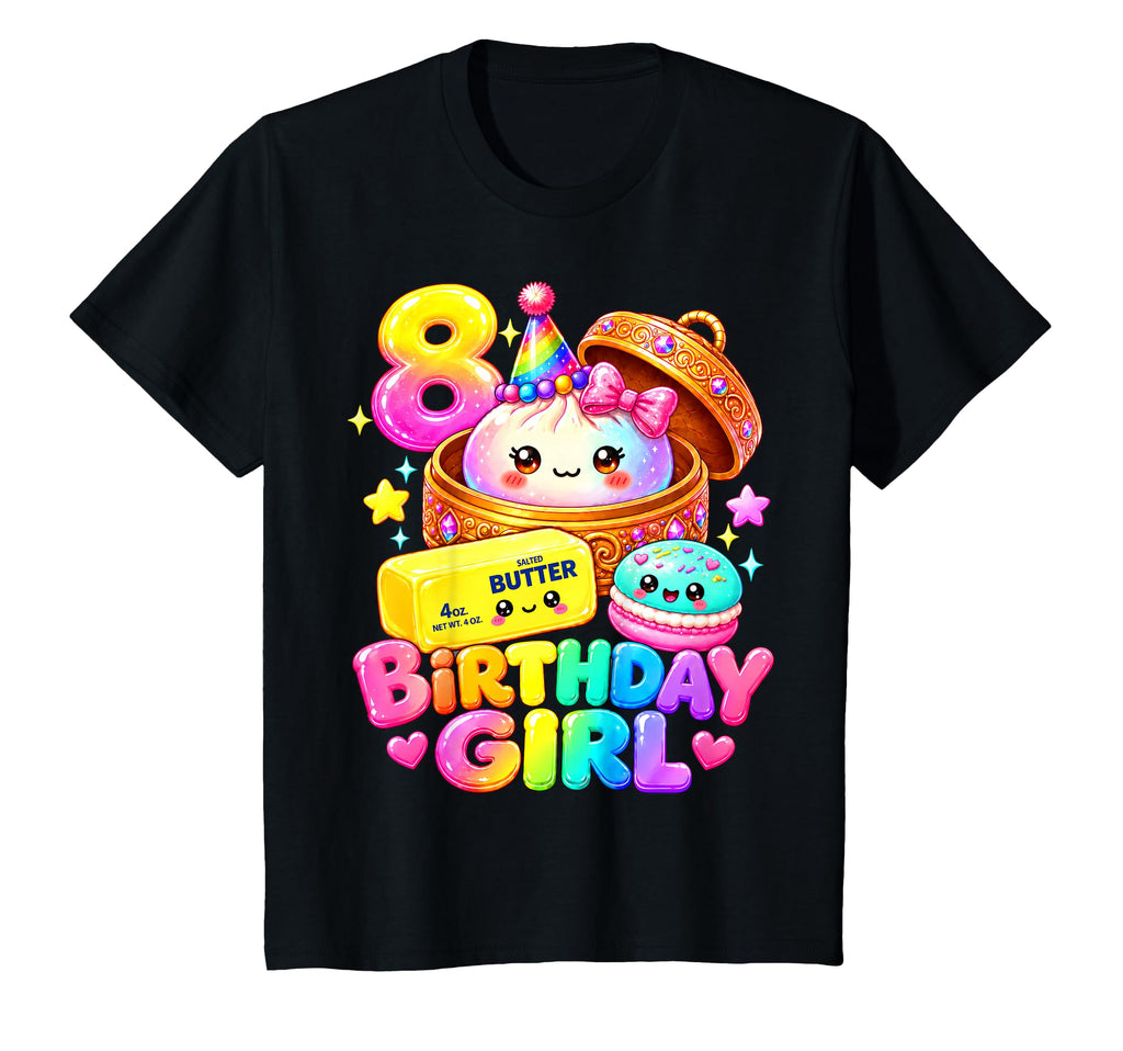 8th Dumpling Squishy Birthday Girl Year Old Party Unisex T-shirt, Sweatshirt, Hoodie (1)