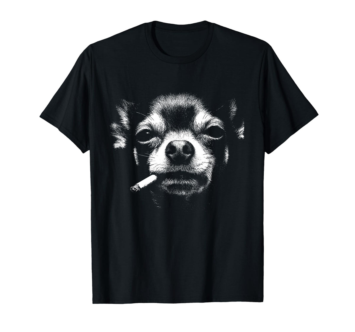 Dog Smoking Cigarette Chihuahua Smoking Meme Dog Lover Unisex T-shirt, Sweatshirt, Hoodie (1)