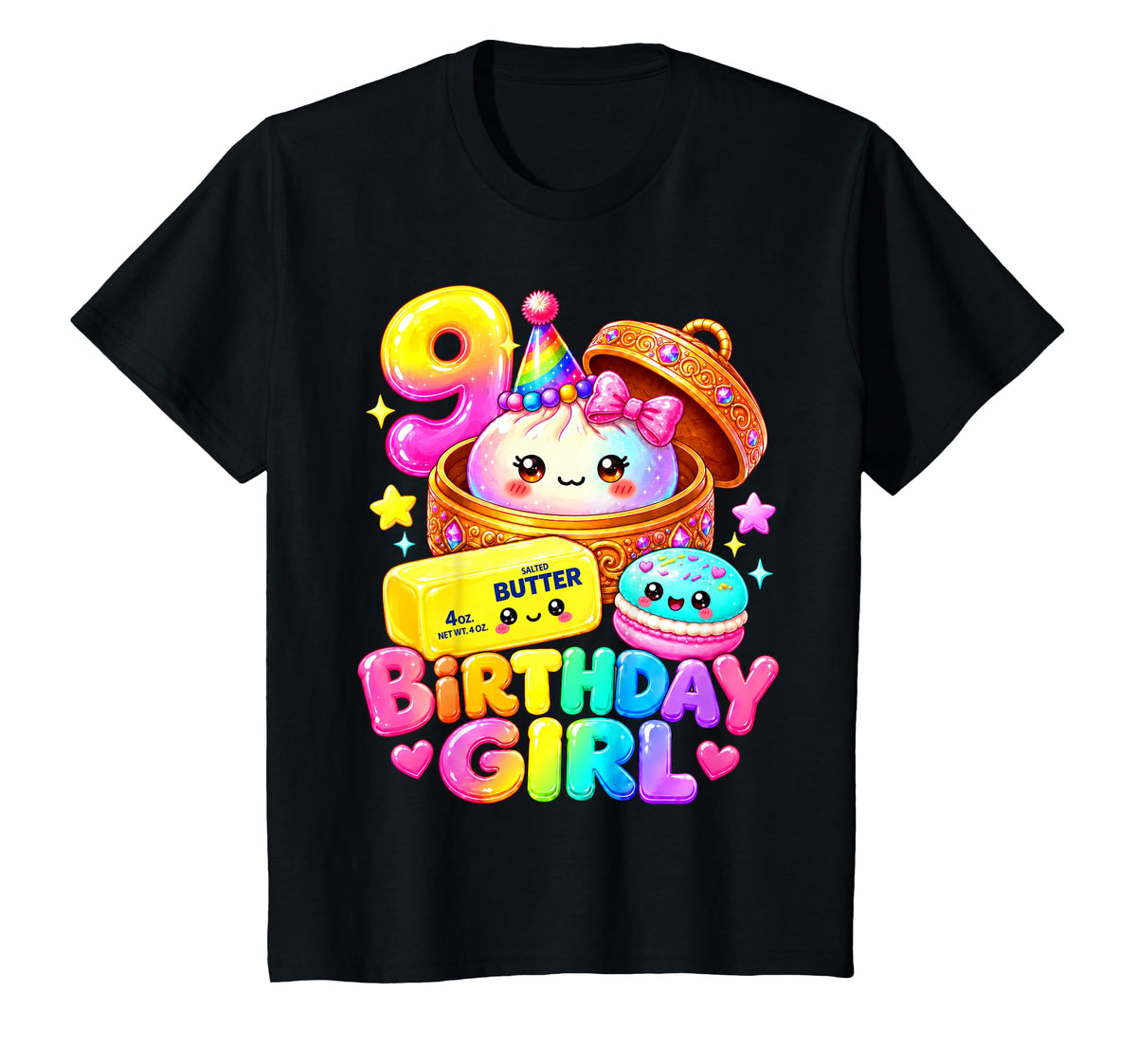 9th Dumpling Squishy Birthday Girl Year Old Party Unisex T-shirt, Sweatshirt, Hoodie (1)