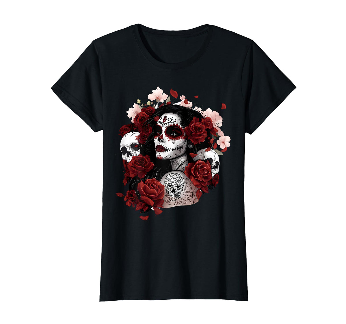 Dia De Los Muertos Mexican Day Dead Sugar Skull Unisex T-shirt, Sweatshirt, Hoodie (1)