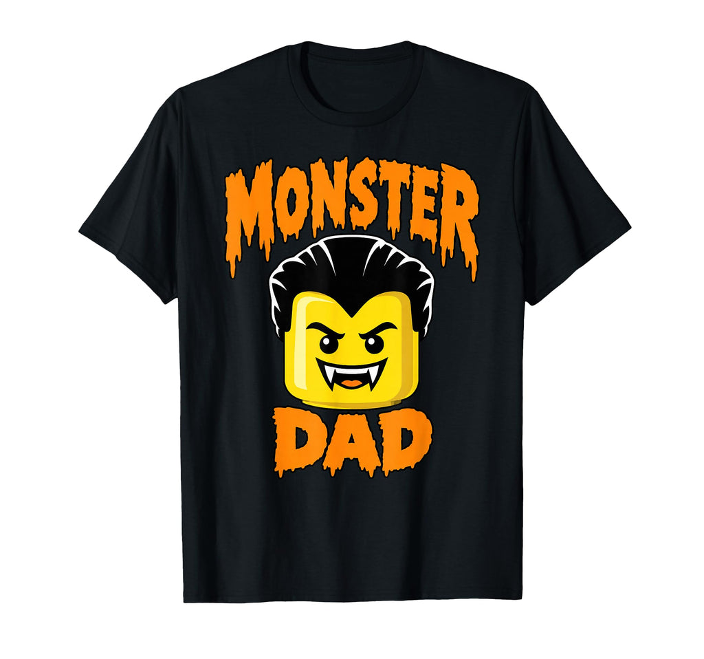 Building Blocks Bricks Halloween Birthday Monster Dad Unisex T-shirt, Sweatshirt, Hoodie (1)