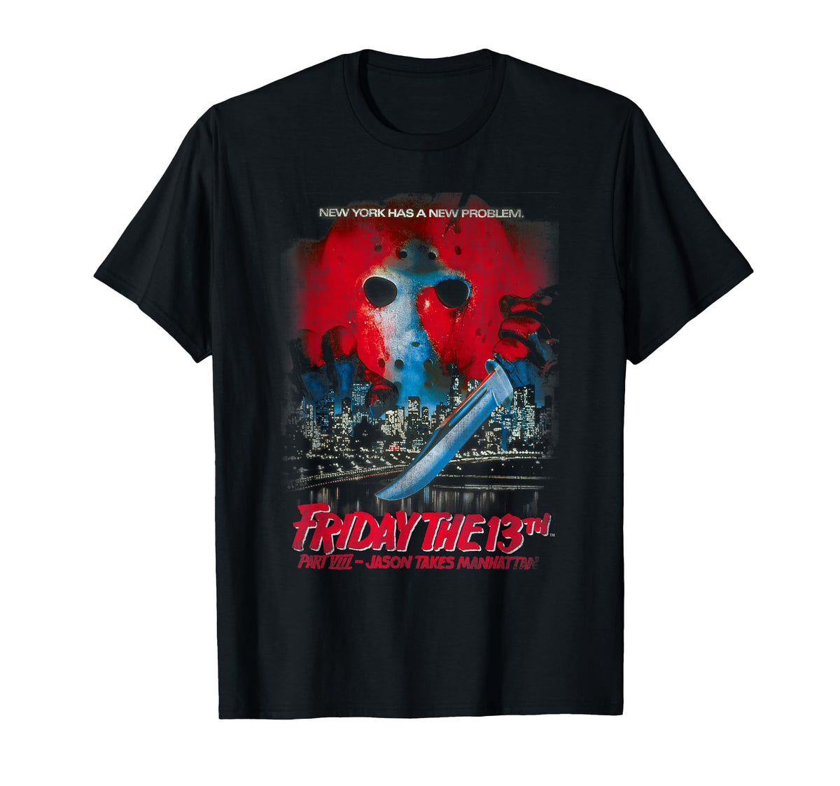 Friday 13th Part Viii Jason Takes Manhattan Poster Unisex T-shirt, Sweatshirt, Hoodie (1)