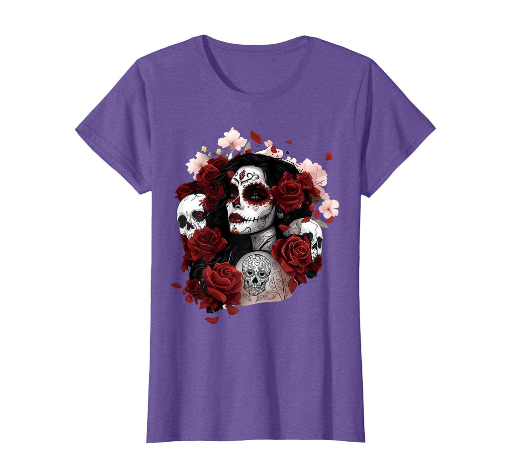 Dia De Los Muertos Mexican Day Dead Sugar Skull Unisex T-shirt, Sweatshirt, Hoodie (1)