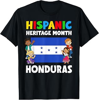 Hispanic Heritage Month Honduras Flag Unisex T-shirt, Sweatshirt, Hoodie (1)