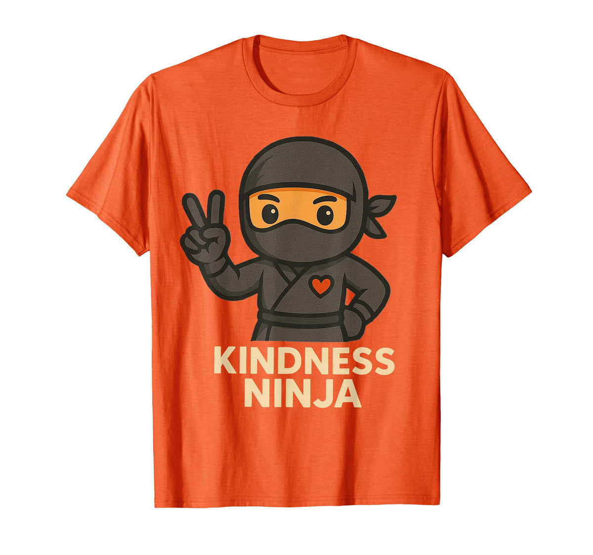 Kindness Ninja Unity Day Orange Anti Bullying Kind Unisex T-shirt, Sweatshirt, Hoodie (1)