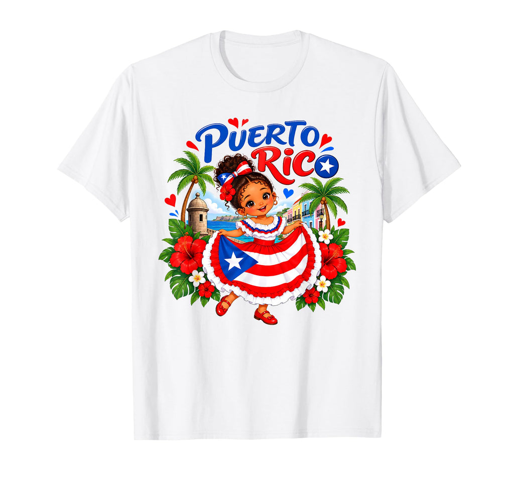 Puerto Rican Girl Puerto Rico Flag Hispanic Heritage Month (1)