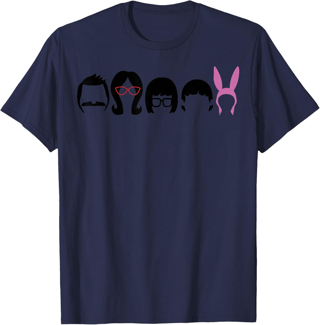 Bob'S Burgers Minimal Character Symbols Unisex T-shirt, Sweatshirt, Hoodie (1)