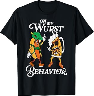 Oktoberfest Wurst Behavior German Unisex T-shirt, Sweatshirt, Hoodie (1)