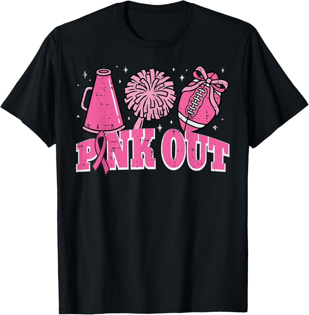 Breast Cancer Cheer Pink Pink Awareness Unisex T-shirt, Sweatshirt, Hoodie (1)