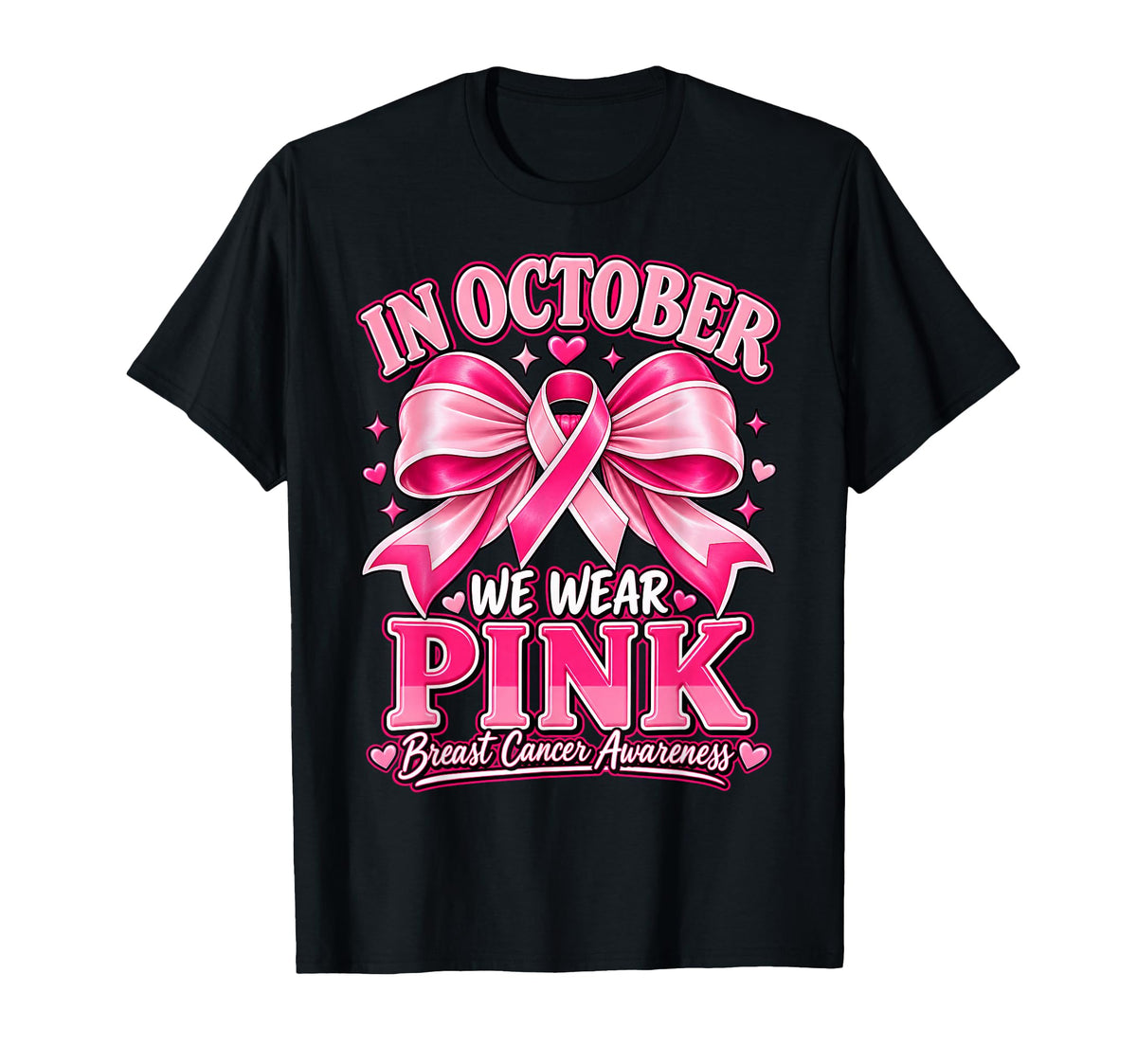October Pink Breast Cancer Awareness Unisex T-shirt, Sweatshirt, Hoodie (1)