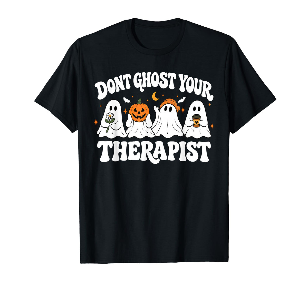 Don'T Ghost Therapist Halloween Ghost Mental Health Unisex T-shirt, Sweatshirt, Hoodie (1)