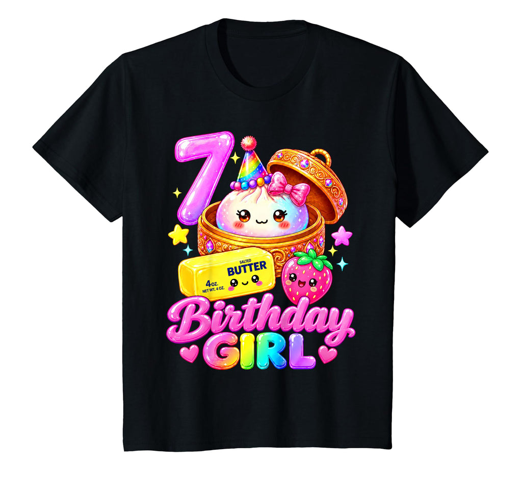7th Dumpling Squishy Birthday Girl Year Old Party Unisex T-shirt, Sweatshirt, Hoodie (1)