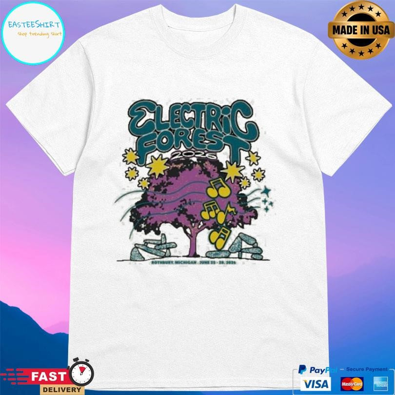 Electric Forest Forest Frequencies 2026 Lineup Shirt