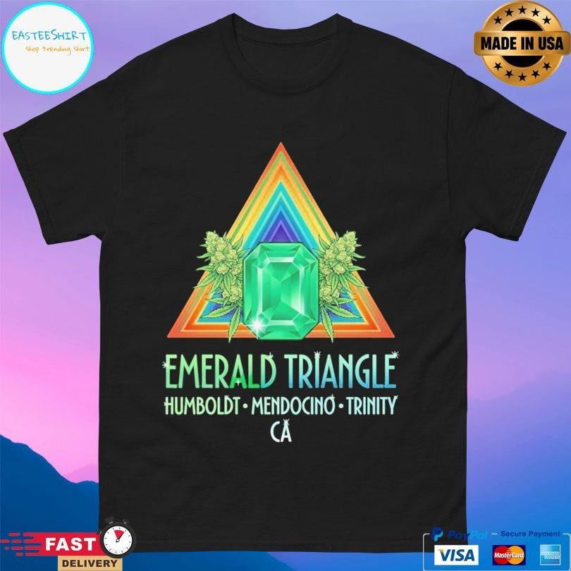 Emerald Triangle Humboldt Mendocino Trinity California Cannabis Growers Marijuana Shirt