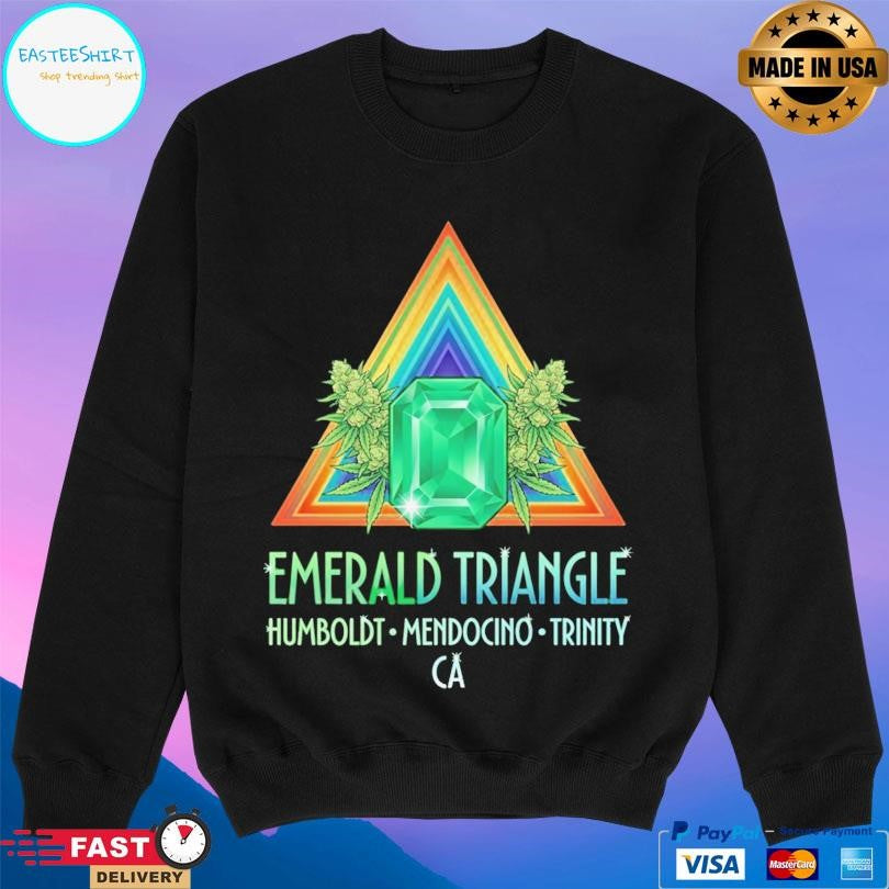 Emerald Triangle Humboldt Mendocino Trinity California Cannabis Growers Marijuana Shirt