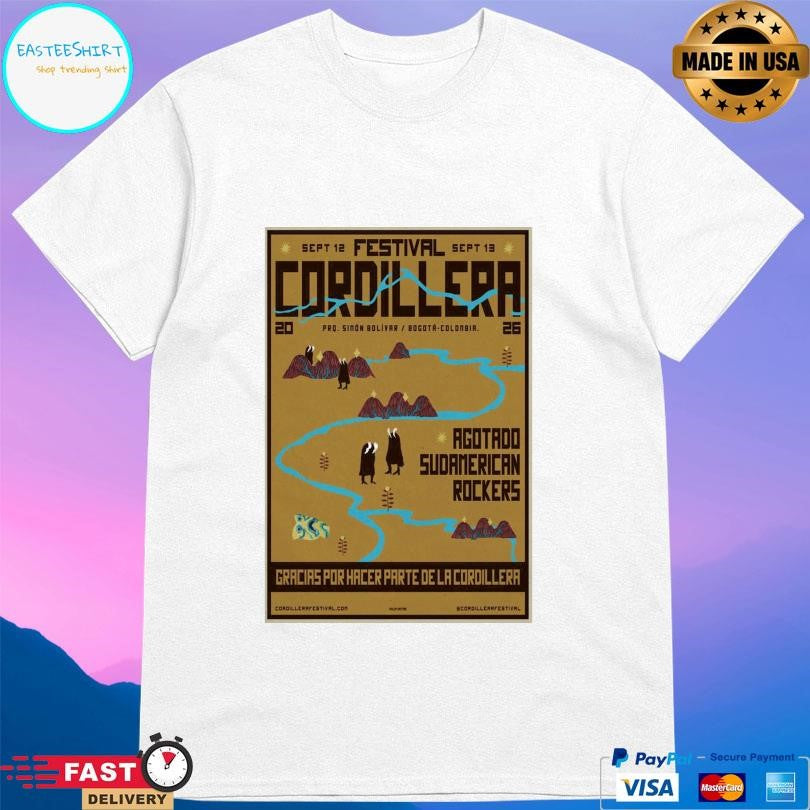 Festival Cordillera 2026 Bogotá Colombia Sep 13 2026 Shirt