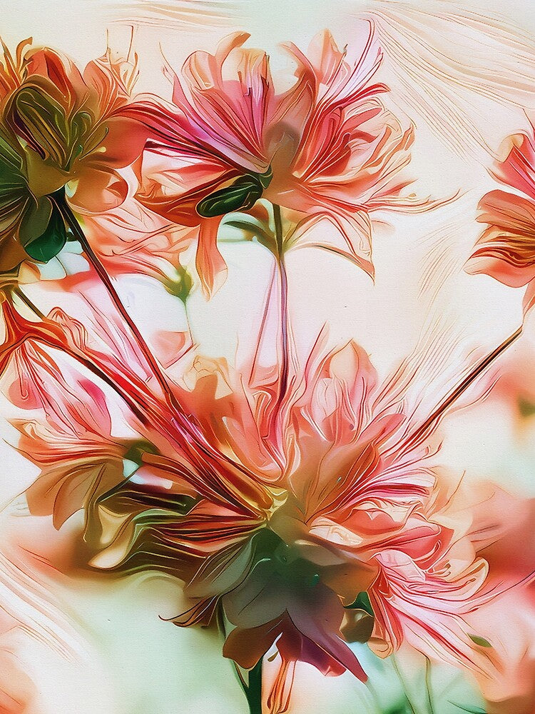 Flower Fantasy - Coral by Klara Acel