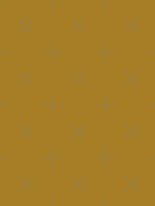 "Heavenly Floral Mustard” | Plain Colour Range by LiseHoltArt