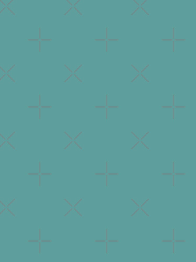 “Water Lily Pond Teal” | Plain Colour Range by LiseHoltArt
