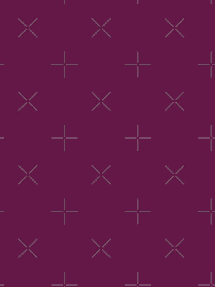 "Heavenly Floral Magenta” | Plain Colour Range by LiseHoltArt