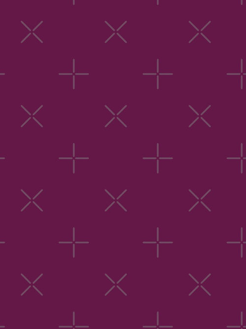 "Heavenly Floral Magenta” | Plain Colour Range by LiseHoltArt