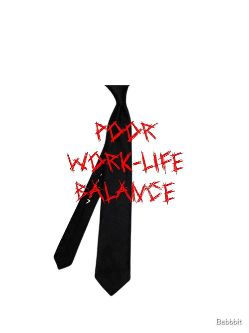 A poor work-life balance by @nocturnaldrapes by Babbbit