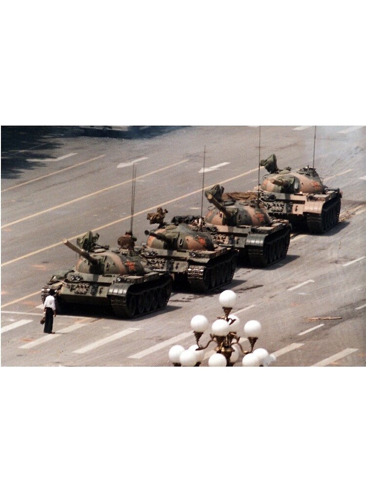 Tank Man, Tiananmen Square by RBEnt