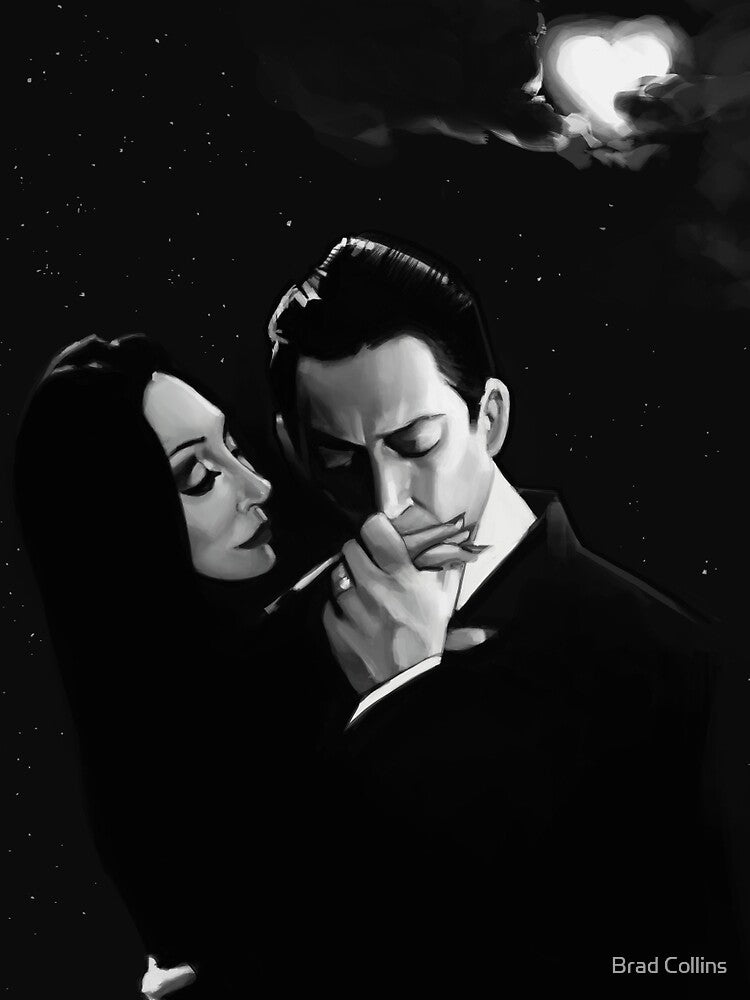 Gomez and Morticia Addams by Brad Collins