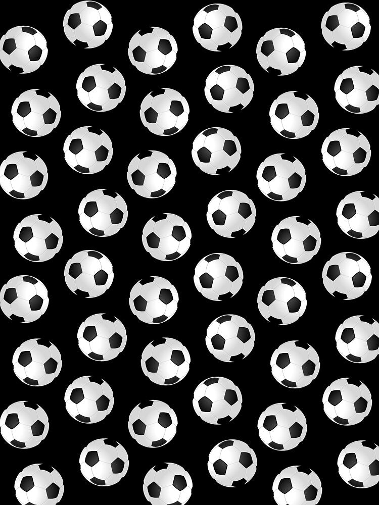 Soccer Ball Pattern | Black and White by Lainey1978