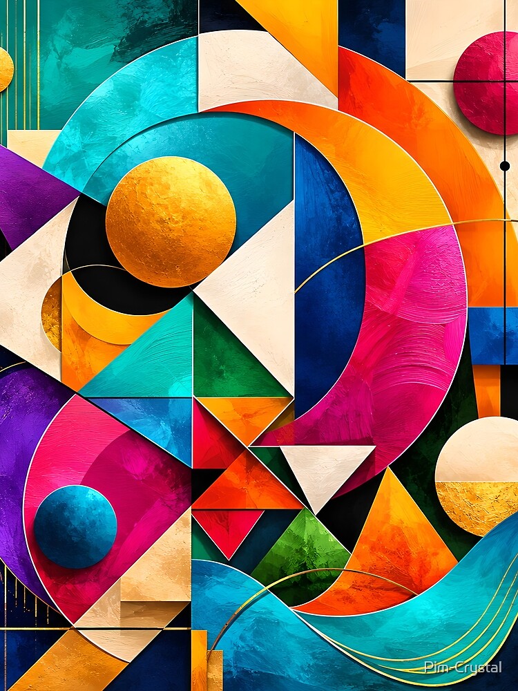 Colorful Modern Art by Pim-Crystal