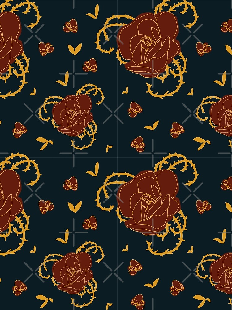 Stylish Rose Print by southerndoll67