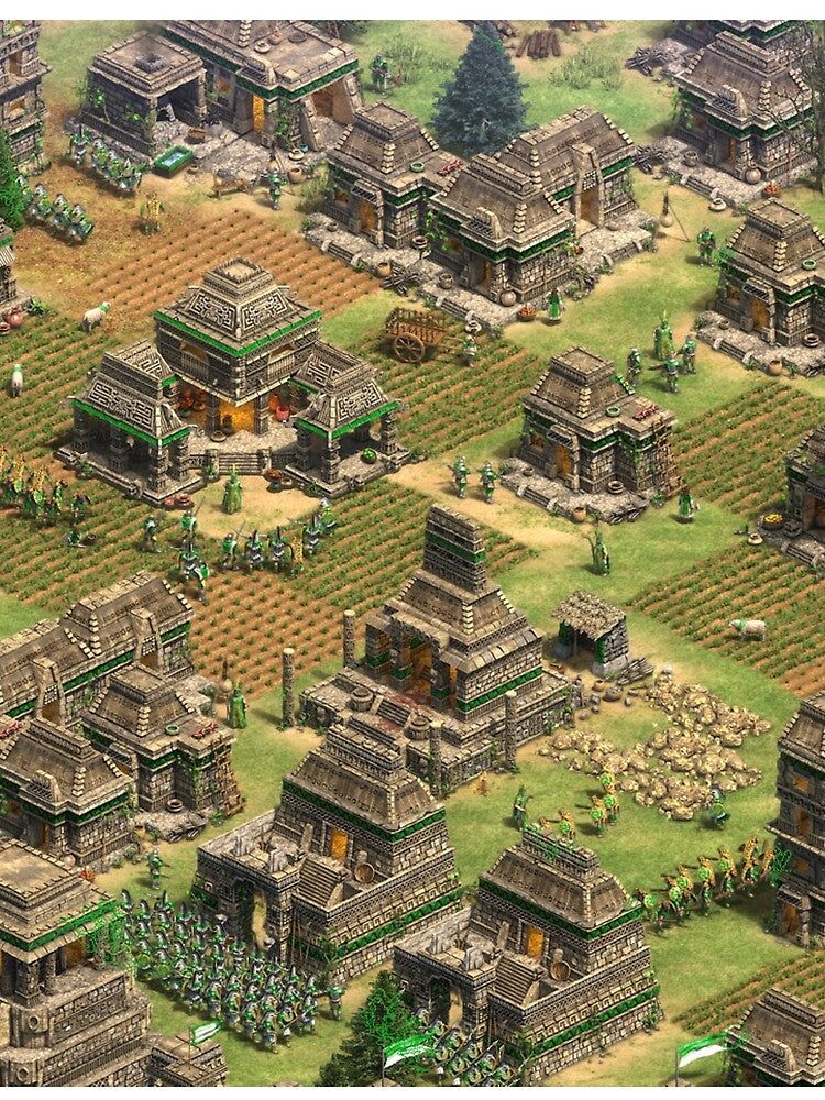 Age of Empires 2 Town Center Base by AdmiralSolar