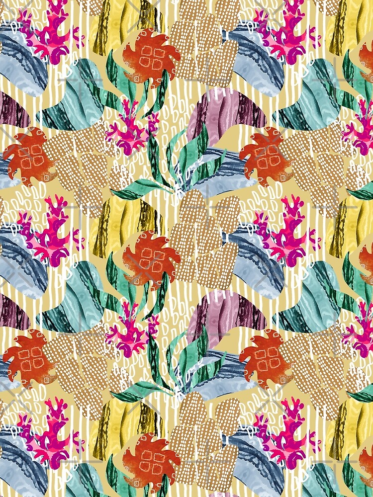 Create With Wild Abandon! on Gold by bmfabricdesigns