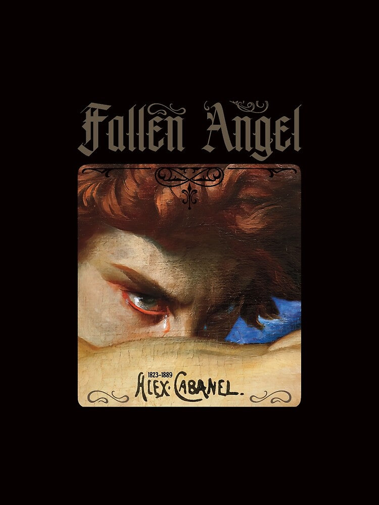 Alexandre Cabanel Fallen Angel T Shirt. Dark Classical Art. Classic Old Painting. Vintage Aesthetic. by BYUNFREDRICKA