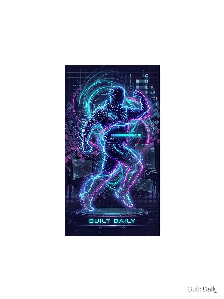 Built Daily Digital Burn Mode Fitness Graphic by Built Daily