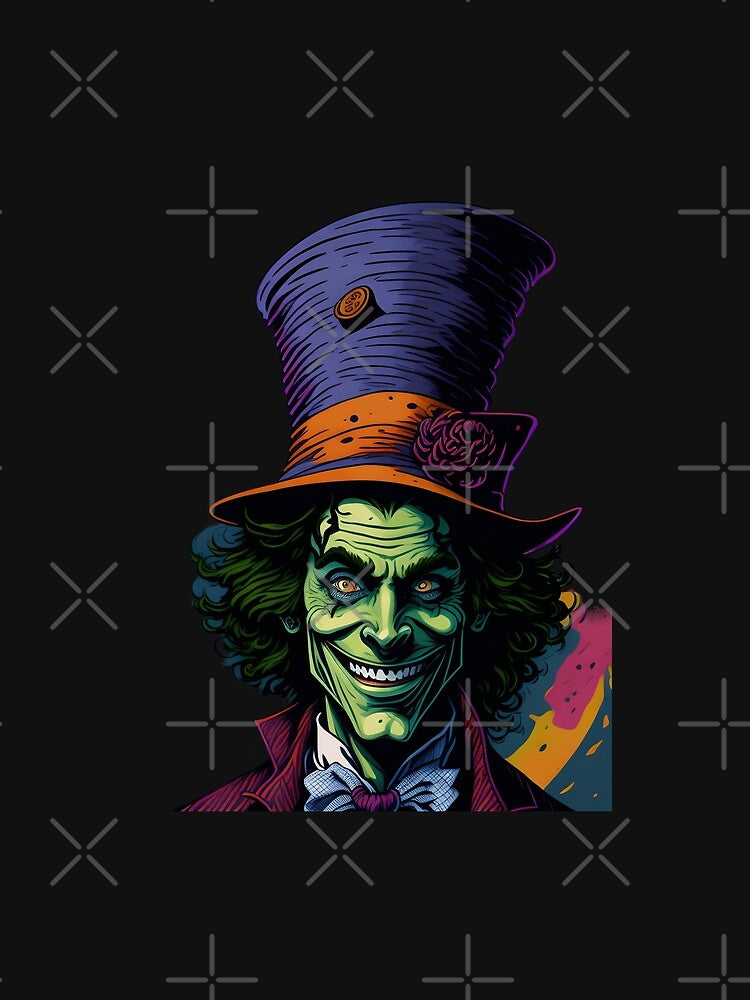 Mad Hatter Tshirt, Tshirt, Dark Art Tshirt, by LLdreams