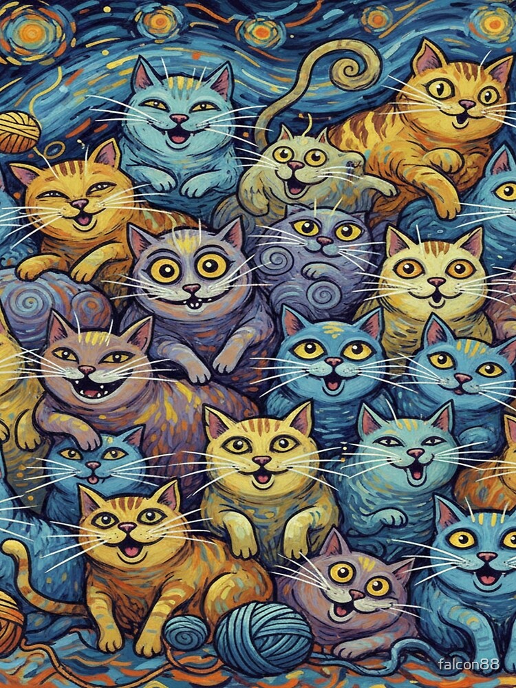 Premium Gift – Curious Cats Doodle iphone case by Imaginarium of Chaos falcon88