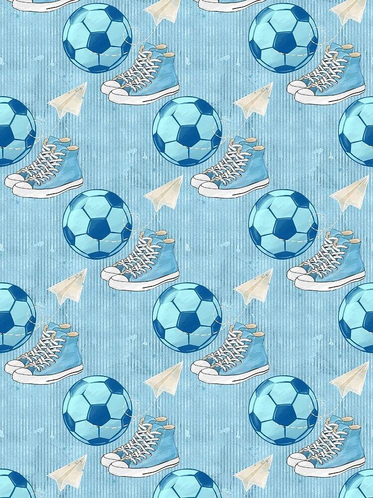 Back To School Soccer Ball & Shoes by PatternLandia